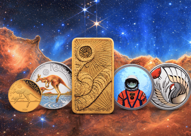 New Collectible arrivals - silver and gold coins