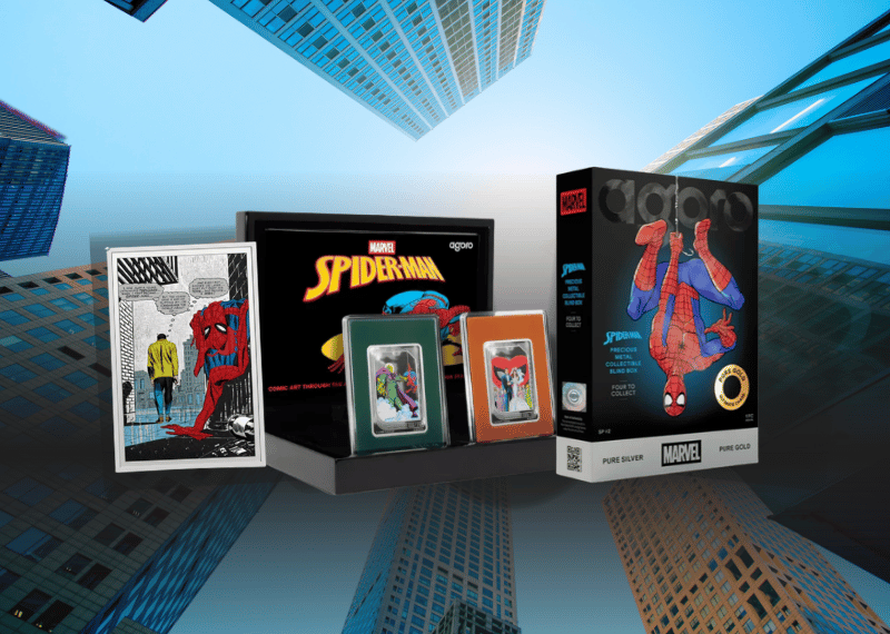 Spiderman silver coins collection 