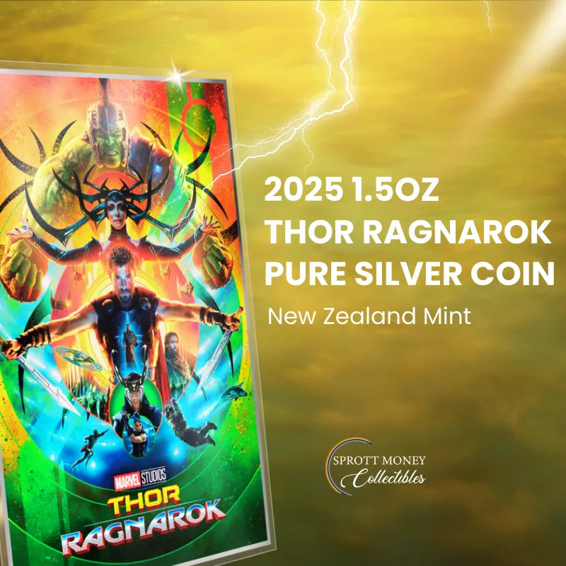 2025 1.5oz Thor Ragnarok Pure Silver Foil- New Zealand Mint