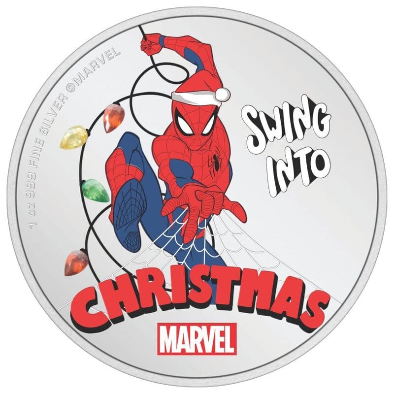 2024 Marvel Season's Greetings - 'Tis the Season to be Amazing 1 oz Silver Coin