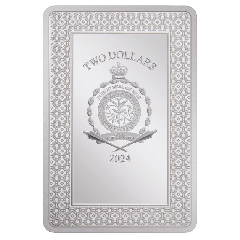 2024 Tarot XVII The Star 1 Troy Oz Pure Silver Coin