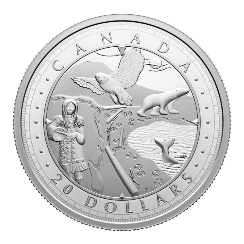 2024 This is Canada: Wondrous Waters - Arctic Coast 1 oz Fine Silver Coin