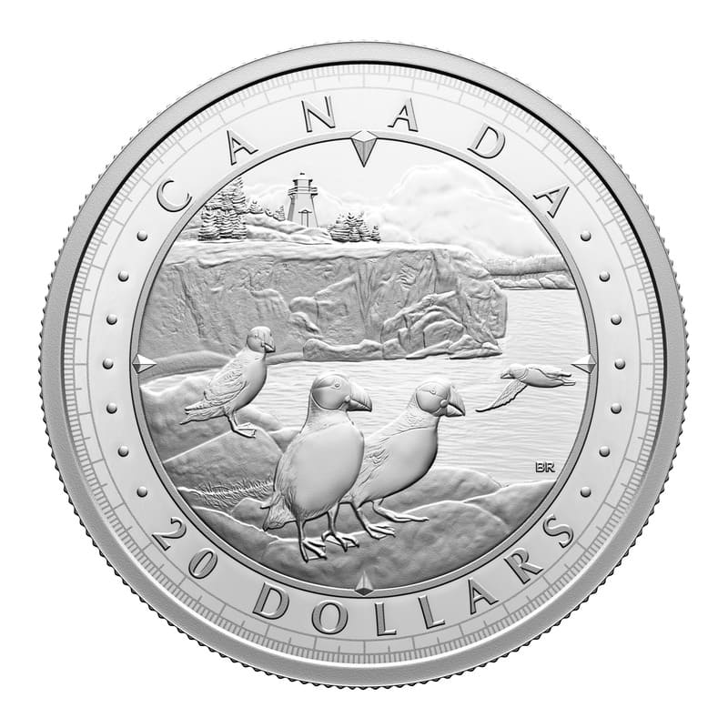 2024 This Is Canada - Wondrous Waters - Atlantic Coast 1 oz Fine Silver Coin