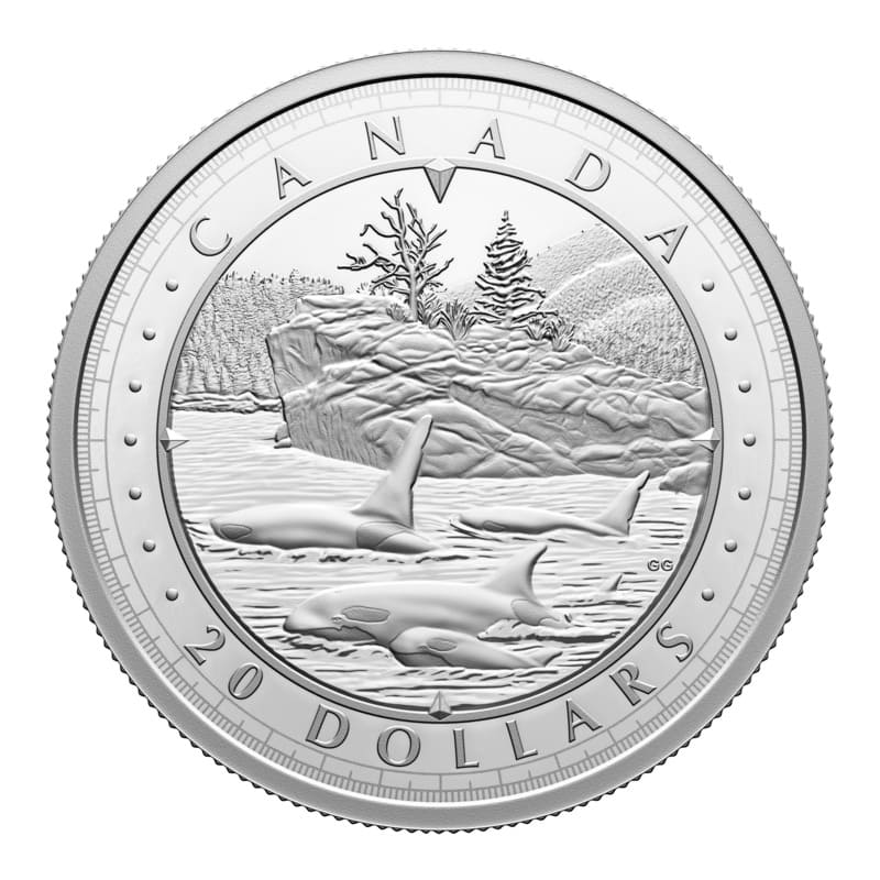 2024 This is Canada - Wondrous Waters - Pacific Coast 1 oz Silver Coin