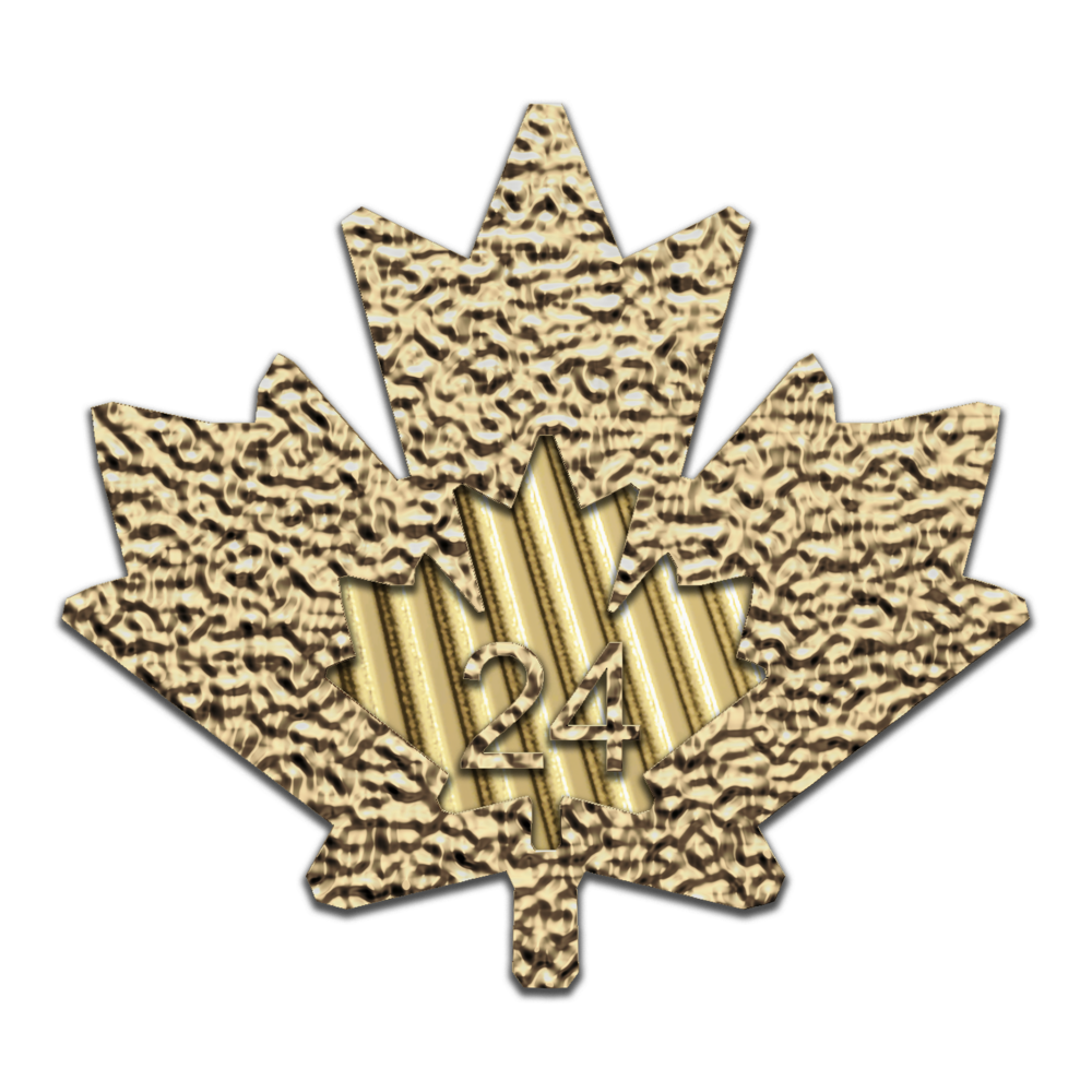 2024 Canadian Gold Maple Leaf 1/10 oz Pure Gold Coin