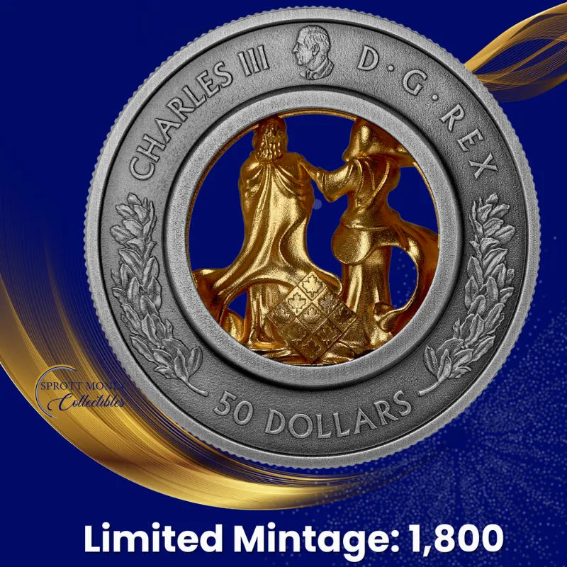 2025 144g Silver Allegories of Justice and Truth Royal Canadian Mint