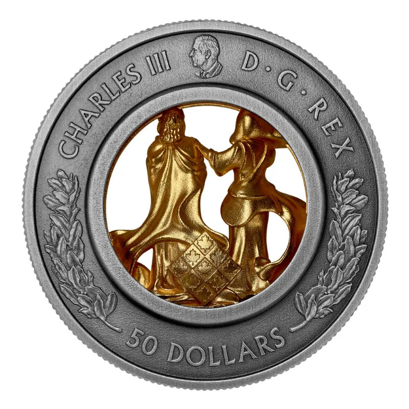 2025 144g Silver Allegories of Justice and Truth Royal Canadian Mint