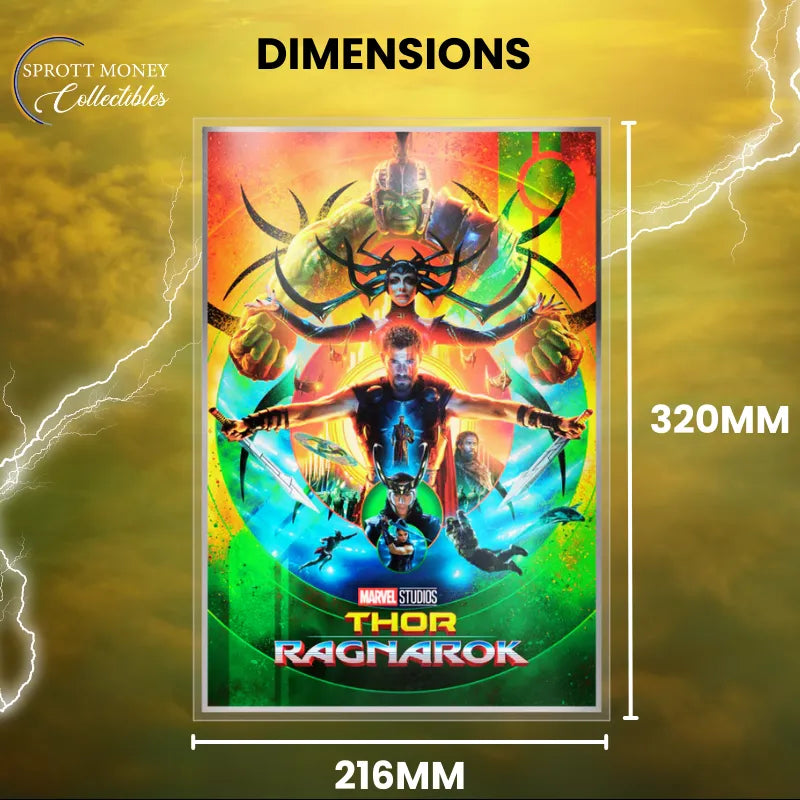 2025 1.5oz Thor Ragnarok Pure Silver Foil- New Zealand Mint