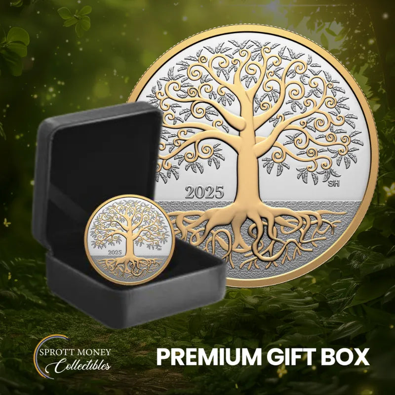 2025 1/2oz Pure Silver Tree of Life Coin –Royal Canadian Mint