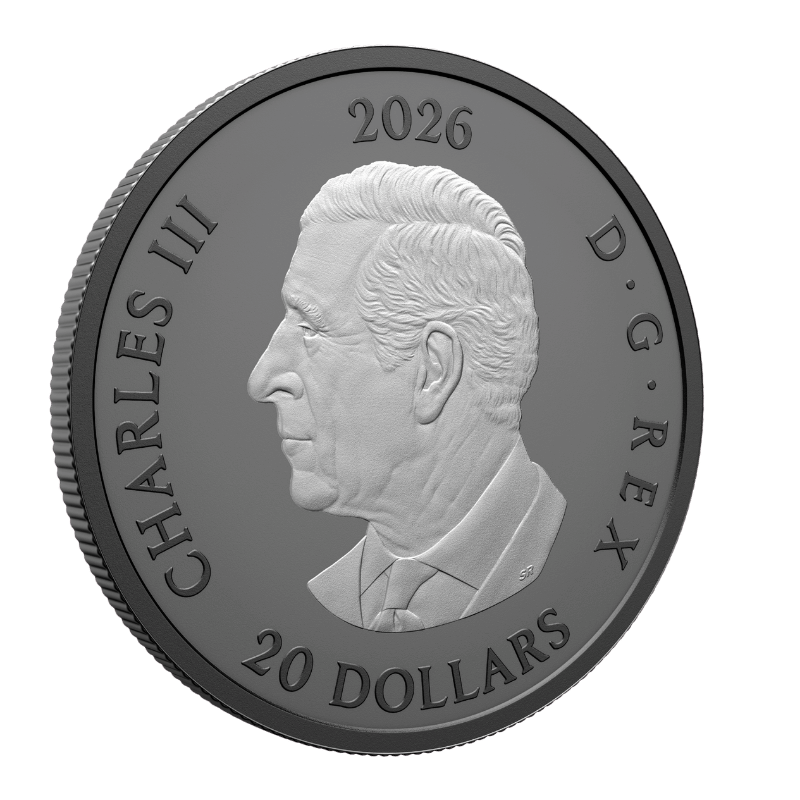 2026 1 oz. Triple Maple Silver Matte Proof Coin- Royal Canadian Mint
