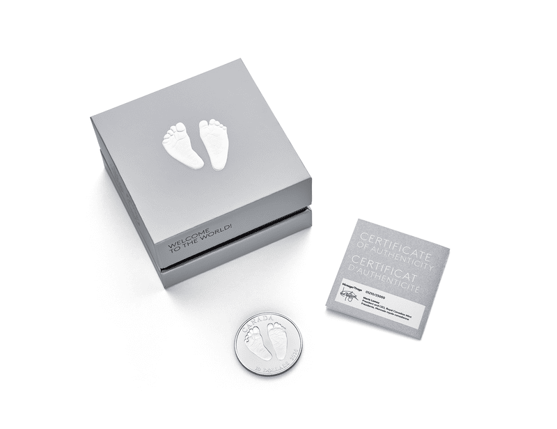 2026 Baby Feet Welcome to The World 1/2 oz Pure Silver Coin - Royal Canadian Mint