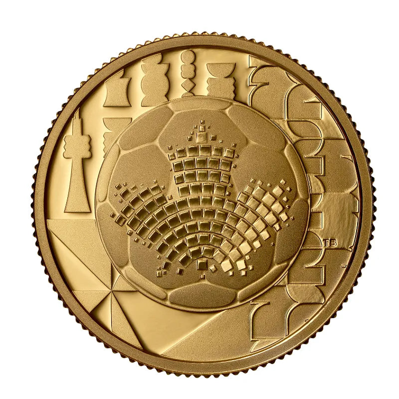 2026 1/4 oz PURE GOLD COINFIFA WORLD CUP 2026TM/MC:THE BEAUTIFUL GAME