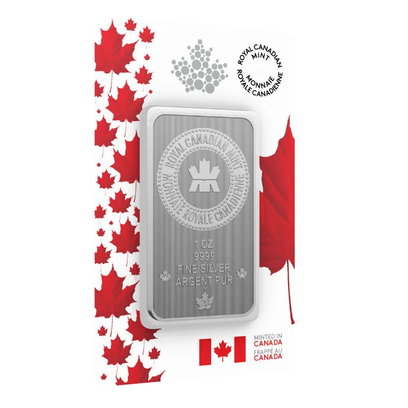 2026 1 oz Proudly Canadian Packaging Bar Premium Bullion-Royal Canadian Mint