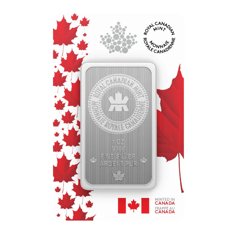 2026 1 oz Proudly Canadian Packaging Bar Premium Bullion-Royal Canadian Mint