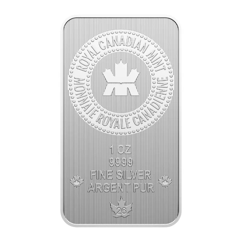 2026 1 oz Proudly Canadian Packaging Bar Premium Bullion-Royal Canadian Mint