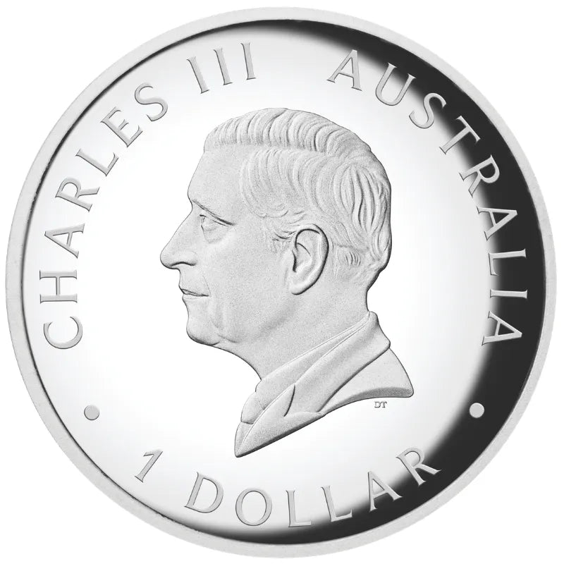 2026 1oz Silver AUSTRALIAN KANGAROO Proof High Relief Coloured Coin-THE PERTH MINT