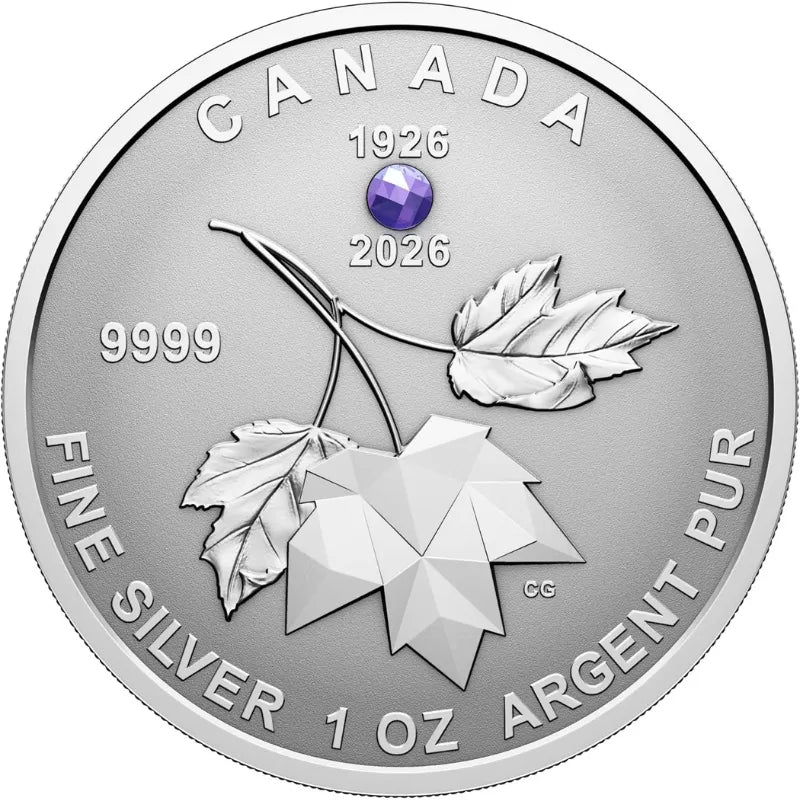 2026 Pure Silver Fractional Commemorate The 100th Birthday of Queen Elizabeth II Royal Canadian Mint