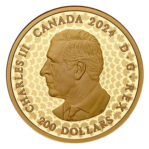 2024 Great Hunter: Cougar Ultra-High Relief 1 oz Pure Gold Coin