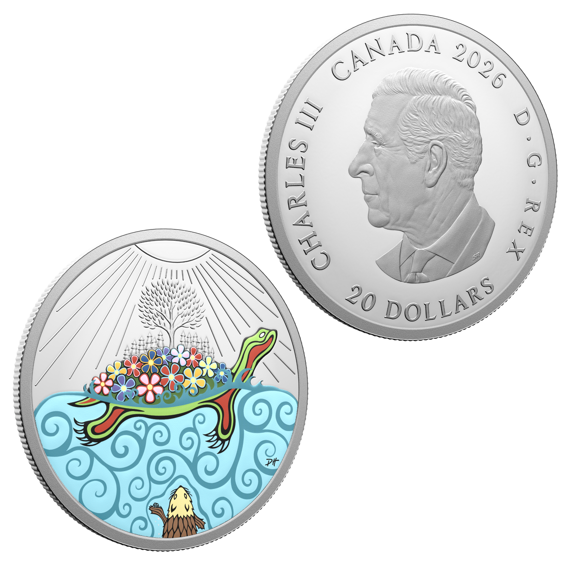 2026 1 oz. TURTLE ISLAND Silver Proof Coin- Royal Canadian Mint