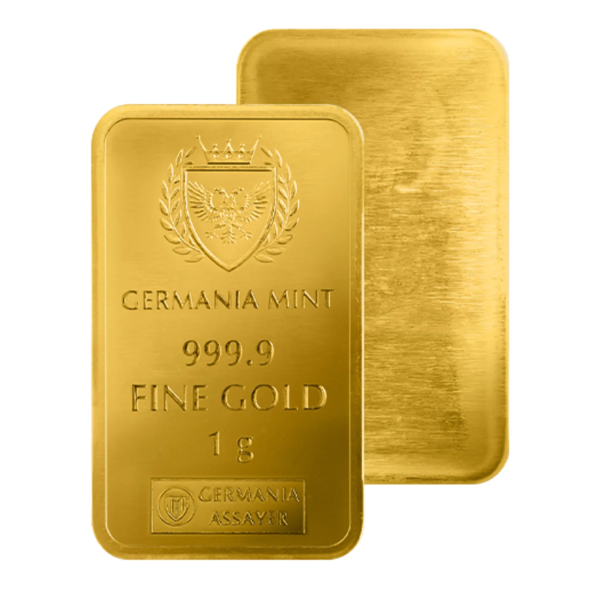 1g Gold Minted Bar New Born Girl -Germania Mint