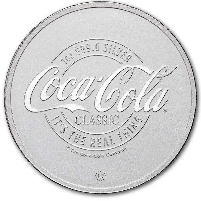 Coca Cola Polar Bear in Card where mintagr and certificate number with the Coca Cola logo without TEP.