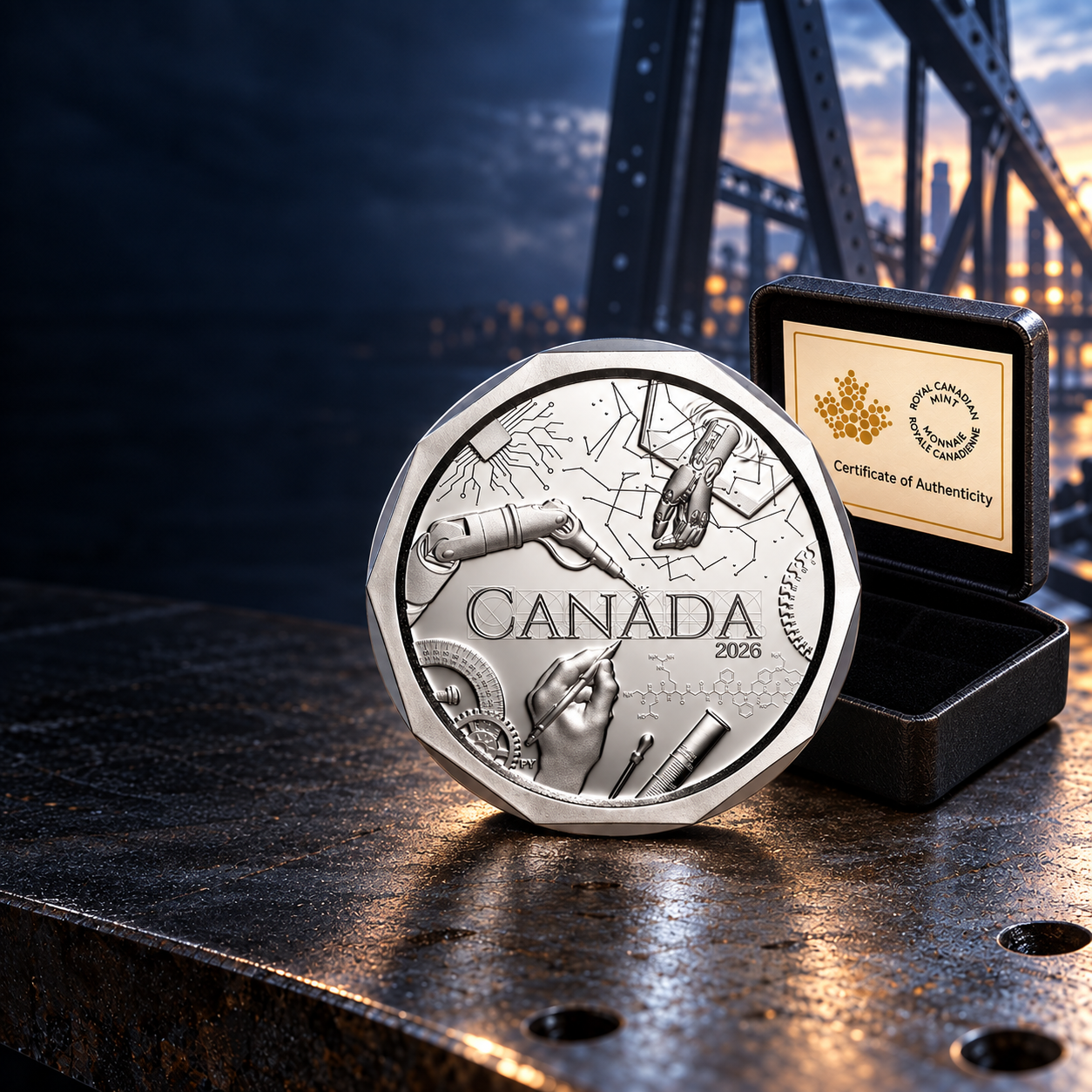 2026 32.75 g THE CALLING OF AN ENGINEER SILVER Proof COIN-Royal Canadian Mint
