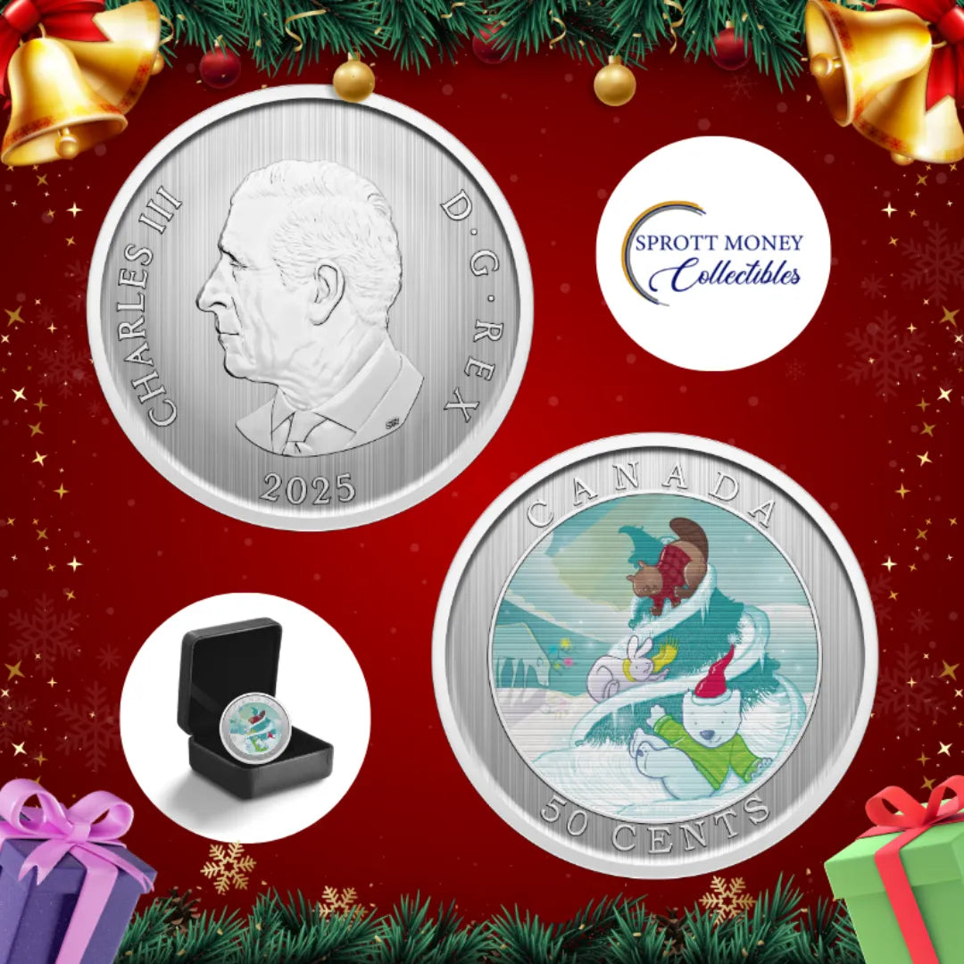 2025 12.3 g Lenticular Whimsical Christmas Holiday Tree Coin –Royal Canadian Mint