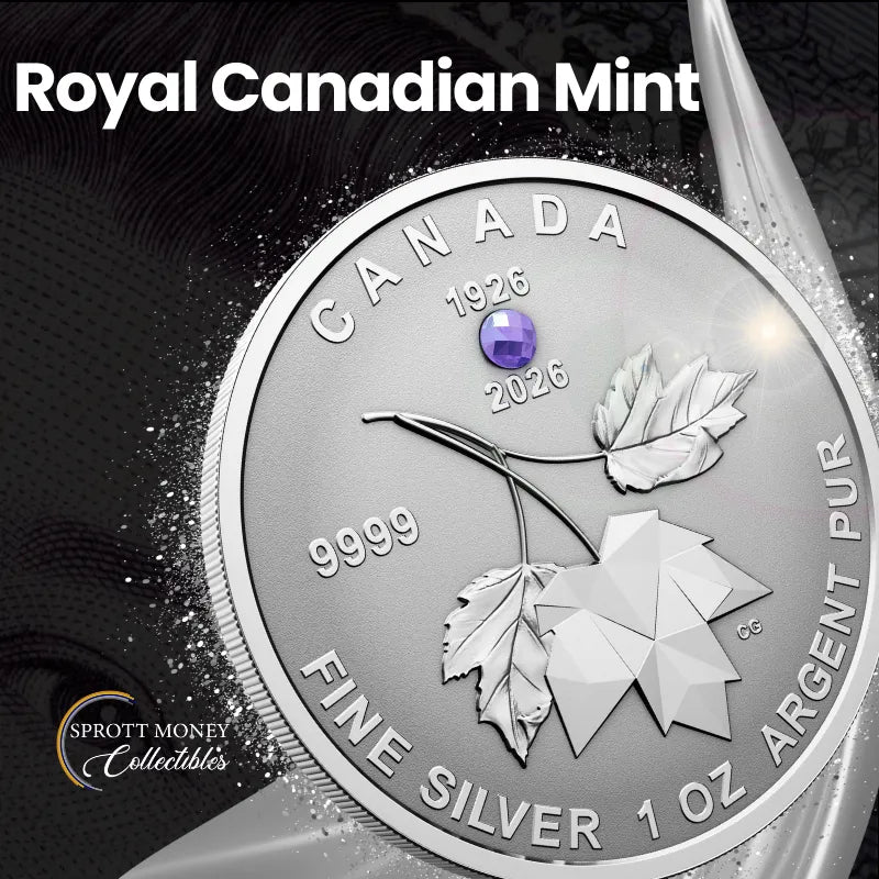 2026 Pure Silver Fractional Commemorate The 100th Birthday of Queen Elizabeth II Royal Canadian Mint