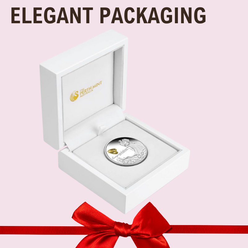 2024 Wedding 1 oz Silver Proof Gift Coin-The Perth Mint