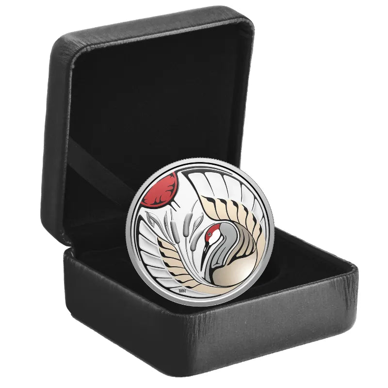 2026 3/4oz CLAN Animals Sandhill Crane Silver Coin Royal Canadian Mint