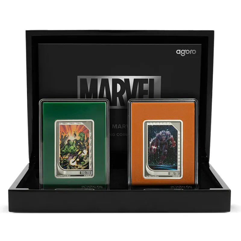2026 Trading Coins – The Art of Marvel Comics Marvel Silver and Gold Collectible Coins Mystery Box AGORO