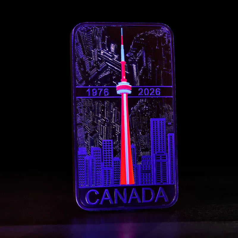 2026 1oz 50TH ANNIVERSARY OF THE CN TOWER SILVER Proof Coin-ROYAL CANADIAN MINT