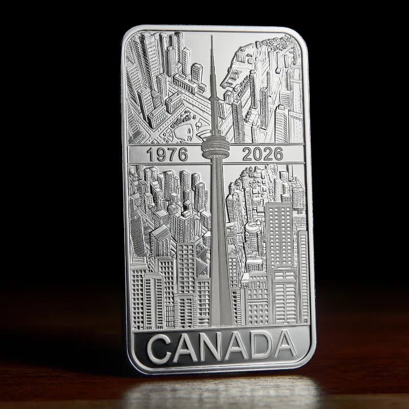 2026 1oz 50TH ANNIVERSARY OF THE CN TOWER SILVER Proof Coin-ROYAL CANADIAN MINT