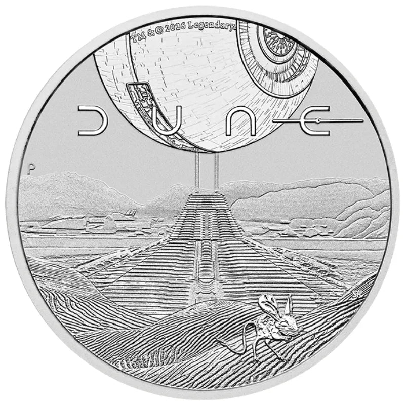 2026 1oz Silver Dune Coin The Perth Mint