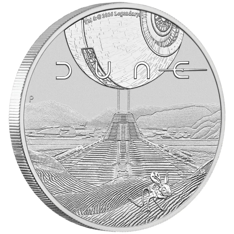 2026 1oz Silver Dune Coin The Perth Mint
