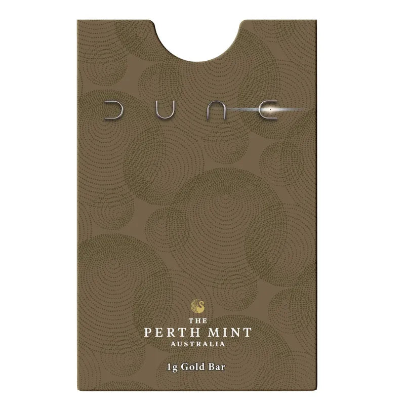 2026 1g Gold Dune Minted Bar The Perth Mint