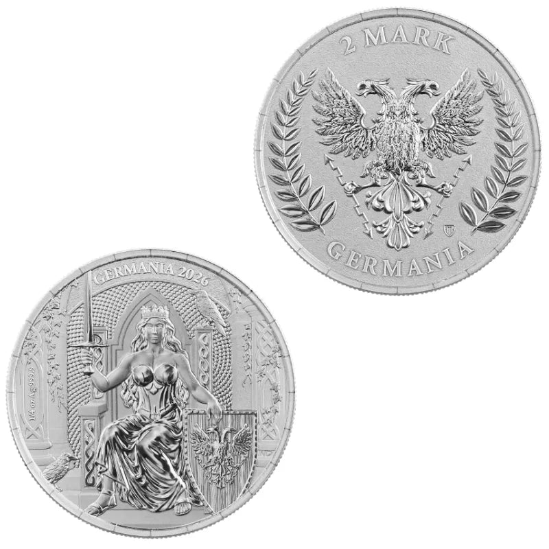 2026 1/4 oz Germania Silver Coin in Coin Card -Germania Mint