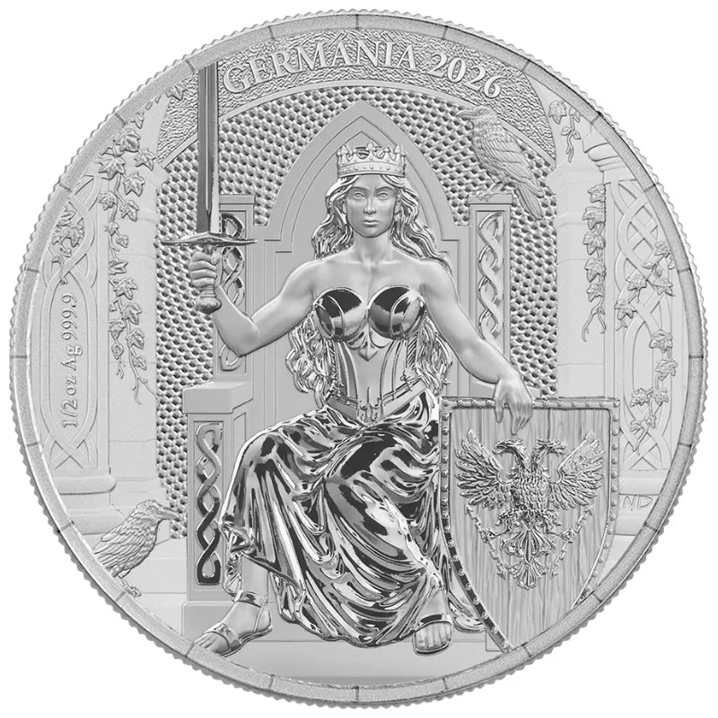 2026 1/2 oz Germania Silver Coin in Card -Germania Mint