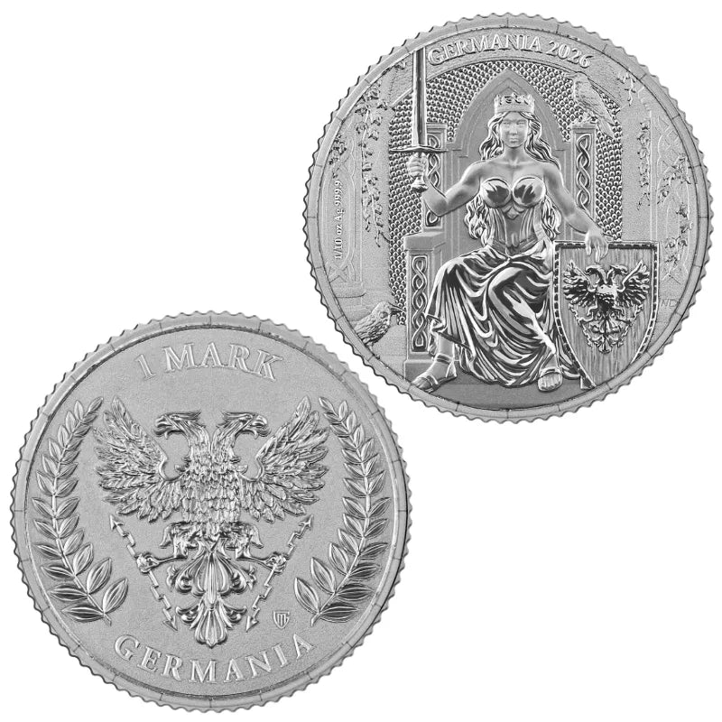 2026 1/10 oz Germania Silver Coin in Card -Germania Mint