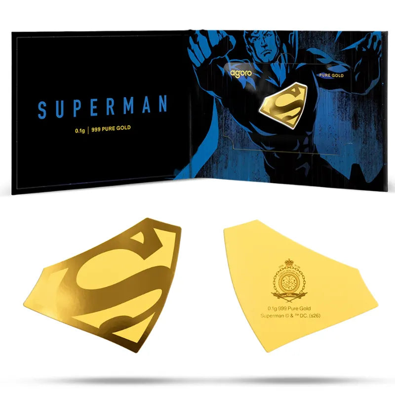 2026 0.1 g Superman's Emblem Gold Proof Coin-AGORO