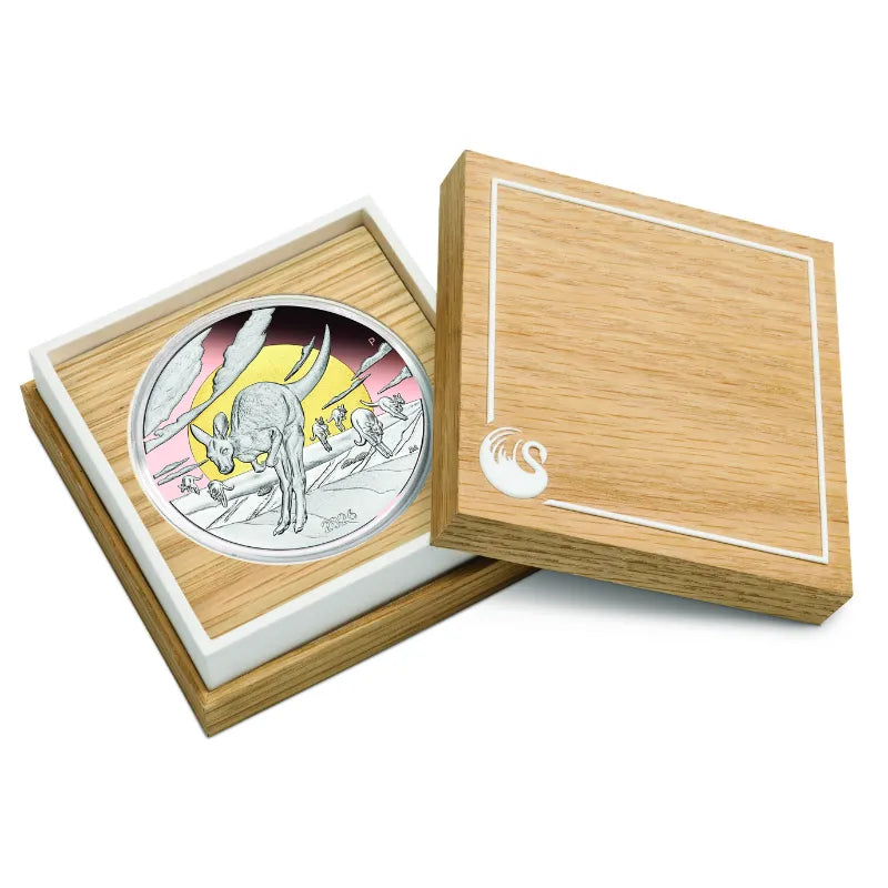 2026 5 oz. WONDERS OF AUSTRALIA Silver Proof Double Gilded Coin- The Perth Mint