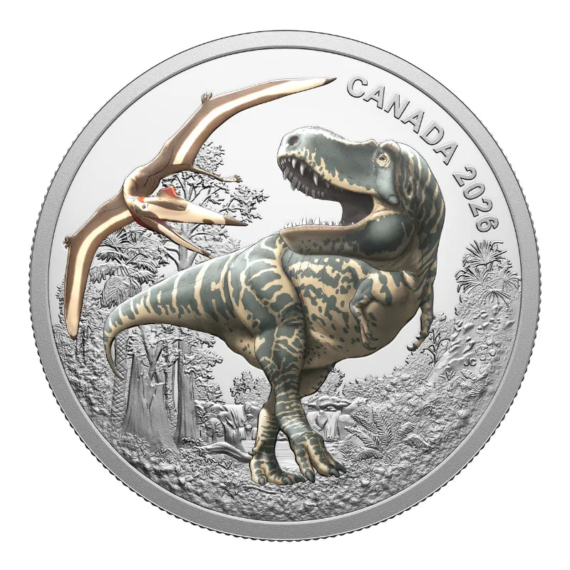 2026 1 oz. T. REX Silver Proof Coin- Royal Canadian Mint