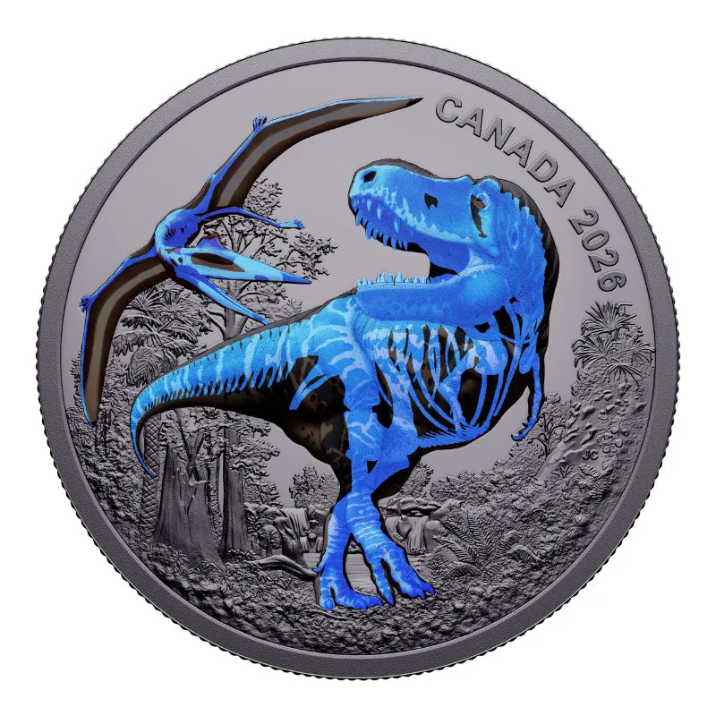 2026 1 oz. T. REX Silver Proof Coin- Royal Canadian Mint