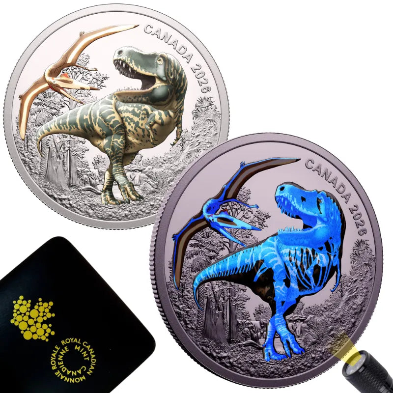 2026 1 oz. T. REX Silver Proof Coin- Royal Canadian Mint