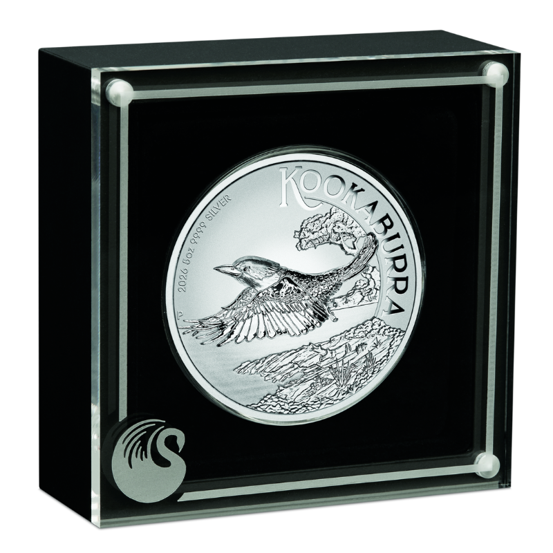 2026 5 oz. AUSTRALIAN KOOKABURRA Silver Incused Coin- The Perth Mint