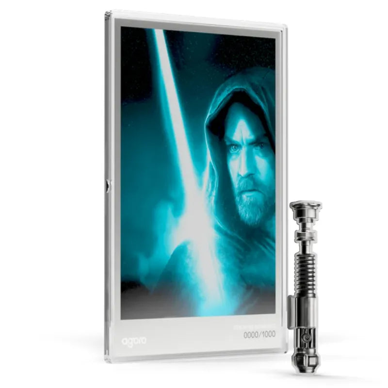 2026 1/2oz Silver Star Wars™ Obi-Wan Kenobi™ - Lightsaber Collectible Set +5g Silver Foil Set-AGORO