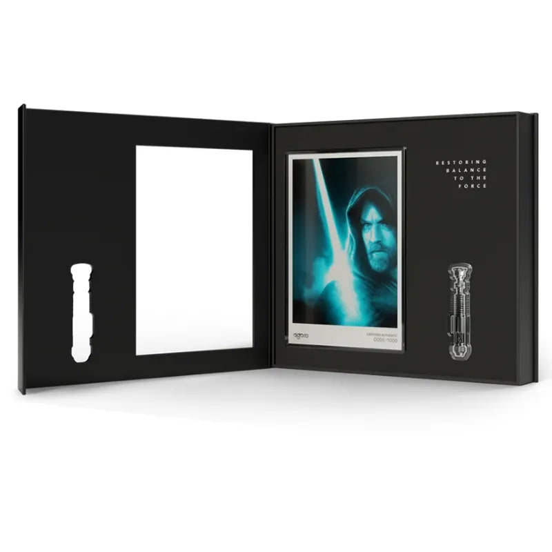 2026 1/2oz Silver Star Wars™ Obi-Wan Kenobi™ - Lightsaber Collectible Set +5g Silver Foil Set-AGORO