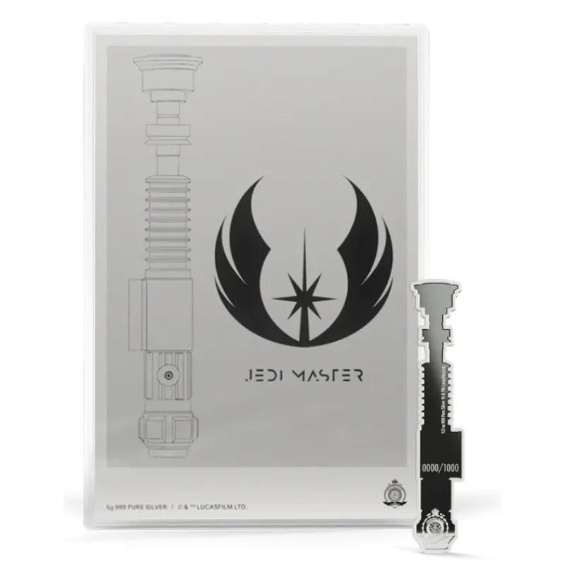 2026 1/2oz Silver Star Wars™ Obi-Wan Kenobi™ - Lightsaber Collectible Set +5g Silver Foil Set-AGORO
