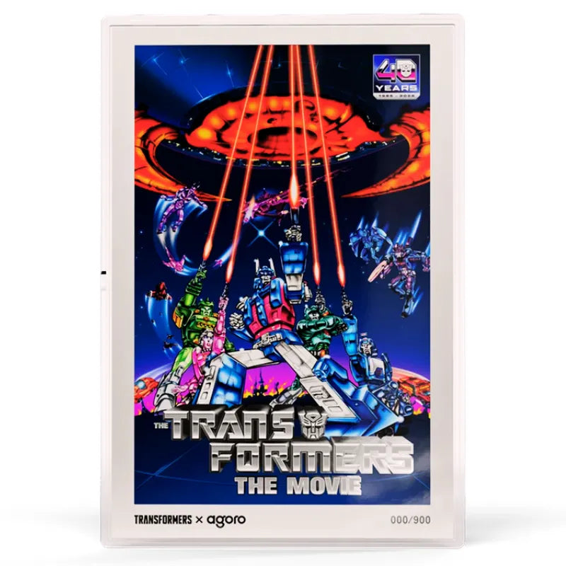 2026 1 oz Silver The Transformers: The Movie (1986) Poster Foil-AGORO