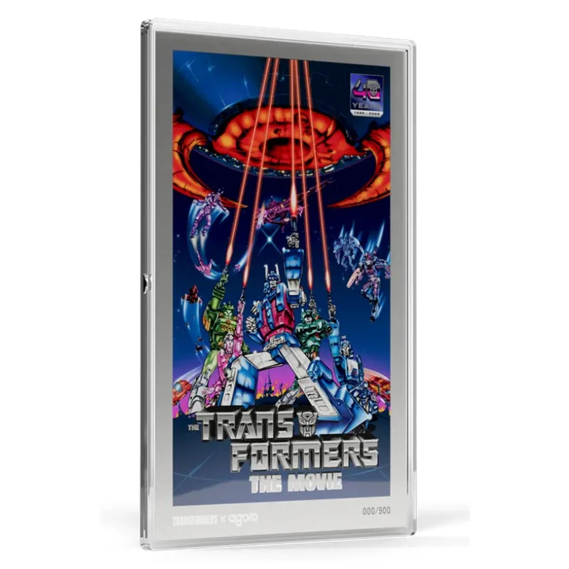 2026 1 oz Silver The Transformers: The Movie (1986) Poster Foil-AGORO